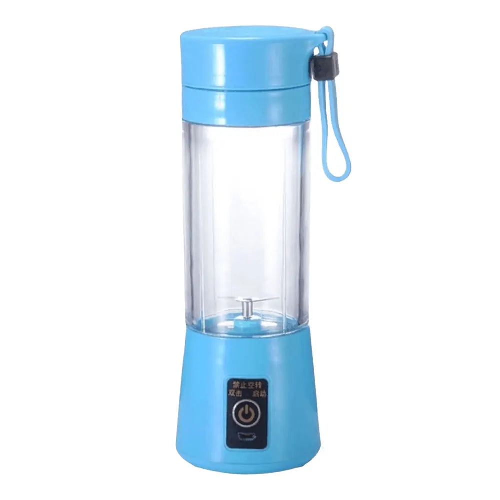 400Ml Mini Blender Bottle with 6 Blades Smoothie Milkshake Maker Multifunctional Vegetable Juicer Blender for Home Office Travel