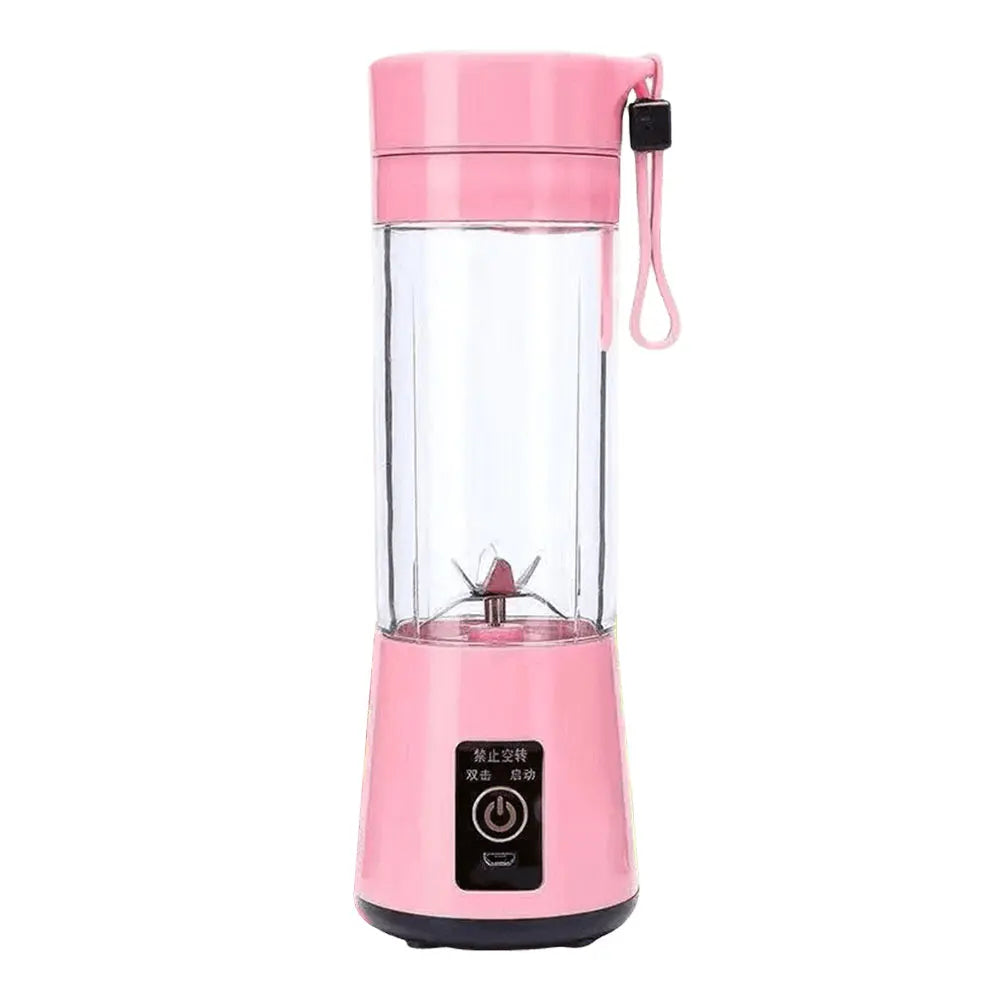 400Ml Mini Blender Bottle with 6 Blades Smoothie Milkshake Maker Multifunctional Vegetable Juicer Blender for Home Office Travel