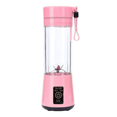 400Ml Mini Blender Bottle with 6 Blades Smoothie Milkshake Maker Multifunctional Vegetable Juicer Blender for Home Office Travel