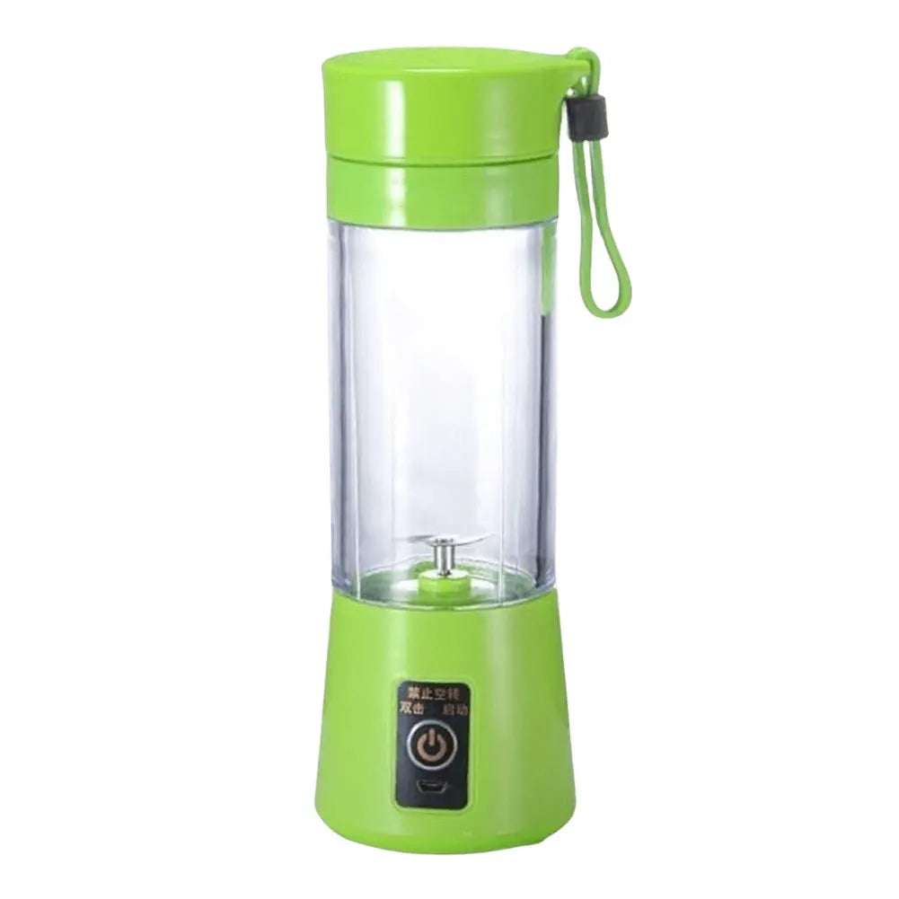 400Ml Mini Blender Bottle with 6 Blades Smoothie Milkshake Maker Multifunctional Vegetable Juicer Blender for Home Office Travel